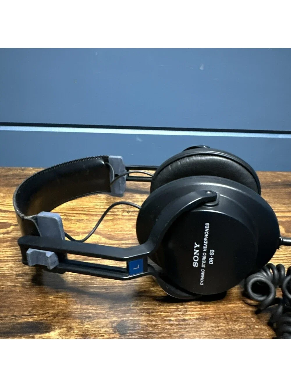 Vintage 70's SONY DR-S3 Dynamic Stereo Over-Ear Headphones TESTED with 3.5 mm